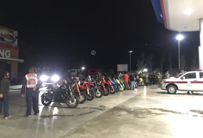 В Нонгпруе полицией было изъято шестнадцать мотоциклов