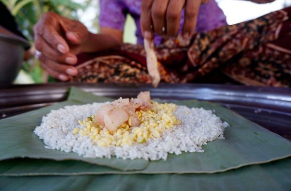 Кхмерская кухня. Традиционное блюдо — рисовое пирожное
