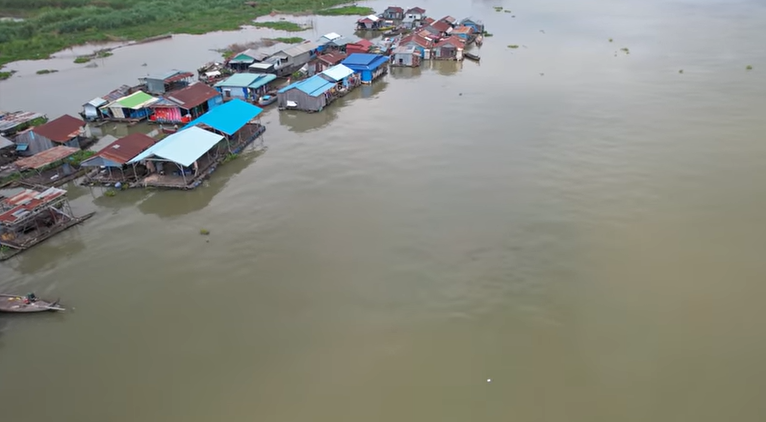 Вьетнамская деревня Жизнь на воде Камбоджа 2022 Vietnamese Village Water Life Cambodia 2022