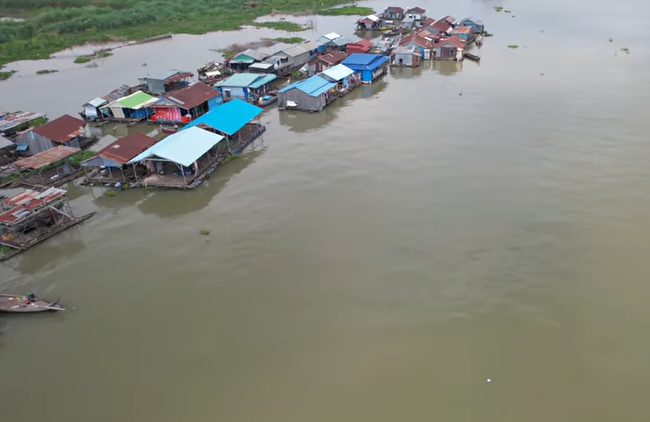 Вьетнамская деревня Жизнь на воде Камбоджа 2022 Vietnamese Village Water Life Cambodia 2022