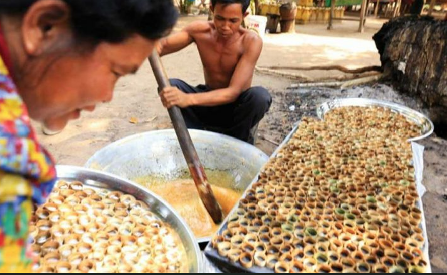 Изменение климата в Камбодже повлияло на  торговлю пальмовым сахаром