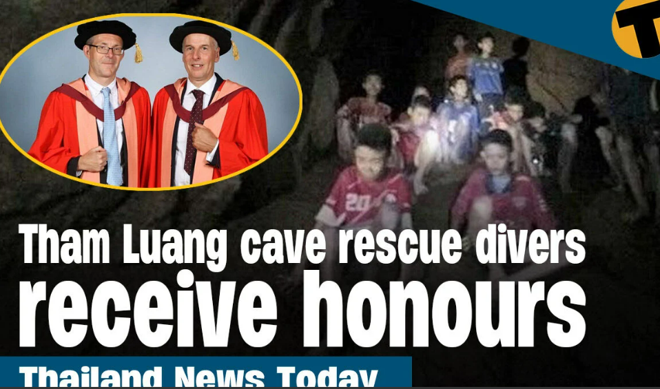 Дайверы-спасатели из пещеры Тхам Луанг получили награды
