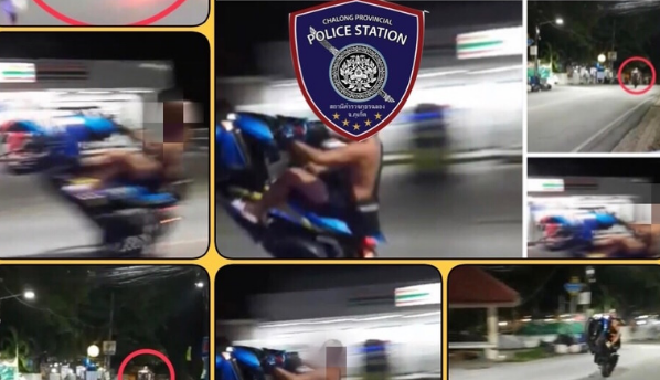 На Пхукете разыскали иностранного мотоциклиста, возмутившего пользователей соцсетей ездой на заднем колесе
