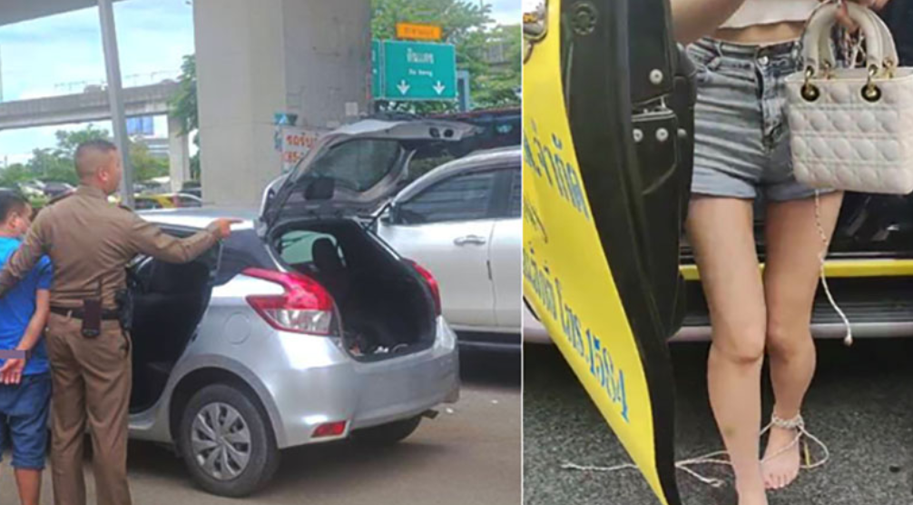 Столкновение автомобилей позволило китаянке сбежать из похитившей ее машины