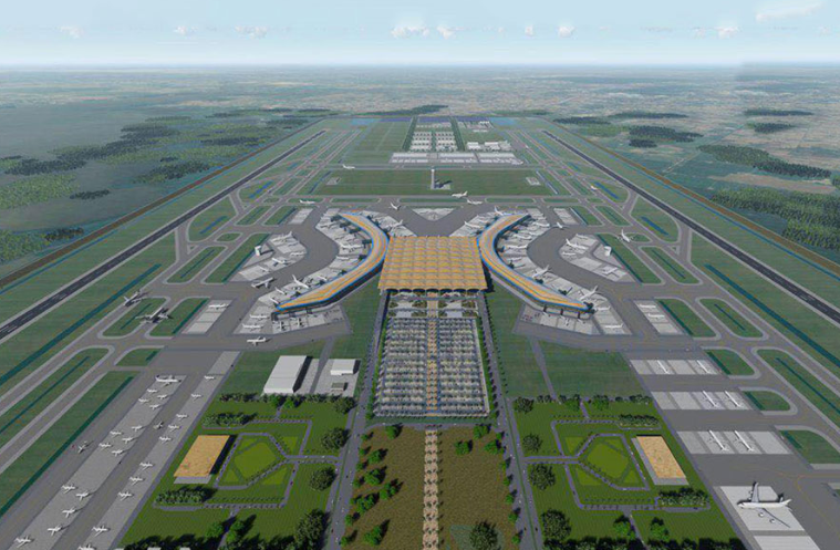 Строительство международного аэропорта Течо в Камбодже
