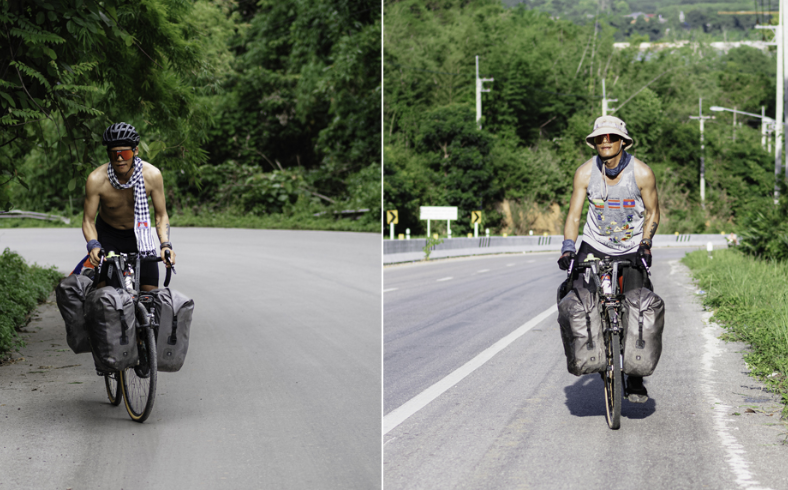 Камбоджийский велосипедист на длинные дистанции готовится к путешествию из Камбоджи в Европу