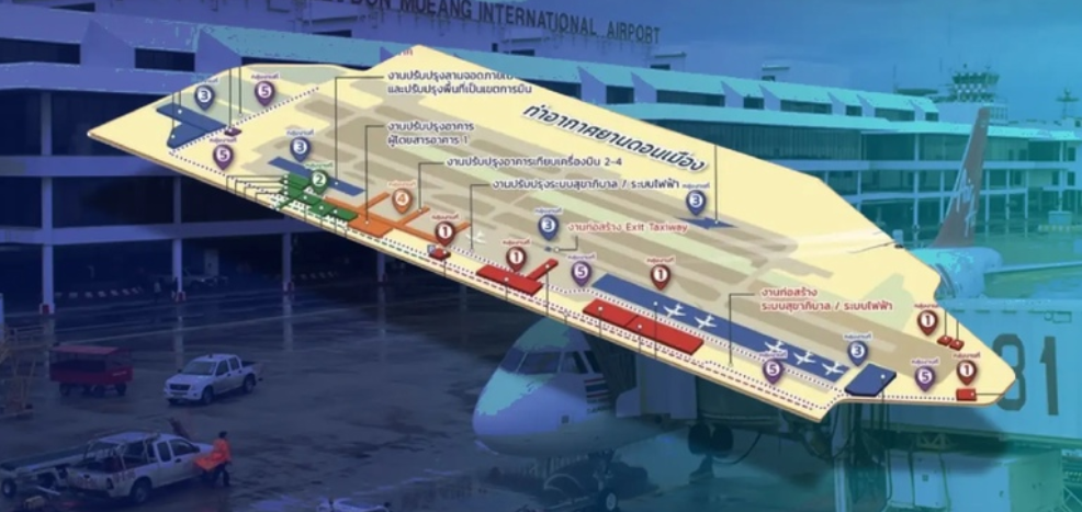 Новый терминал увеличит пропускную способность Дон Муанг до 50 млн пассажиров в год.