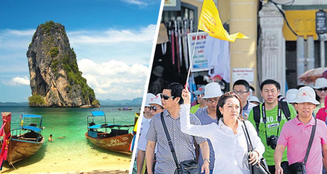 Китайские туристы, оттеснив российских на второй план, уже заполонили курорты Таиланда