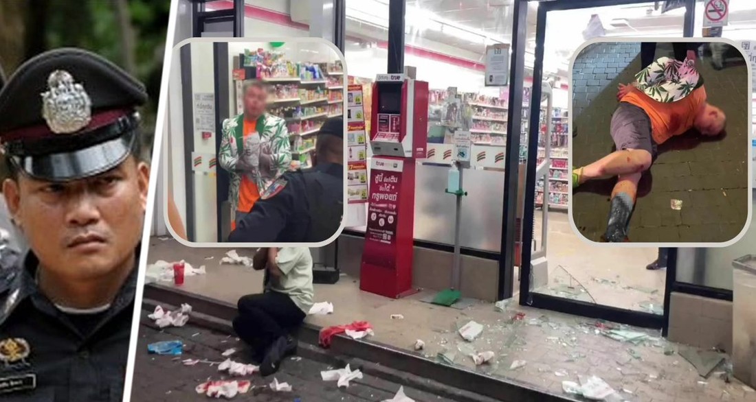 Российский турист разгромил супермаркет