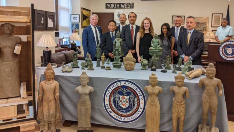 27 предметов старины должны быть возвращены из США в Камбоджу