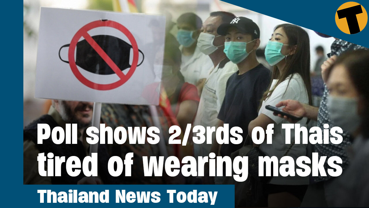 Опрос показал, что 2/3 тайцев устали носить маски