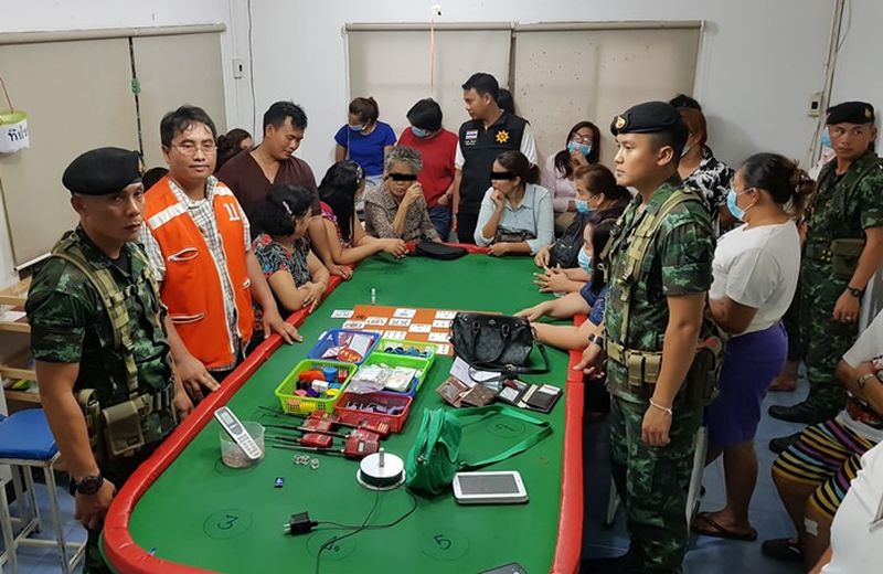 В Паттайе арестованы 15 гостей подпольных казино