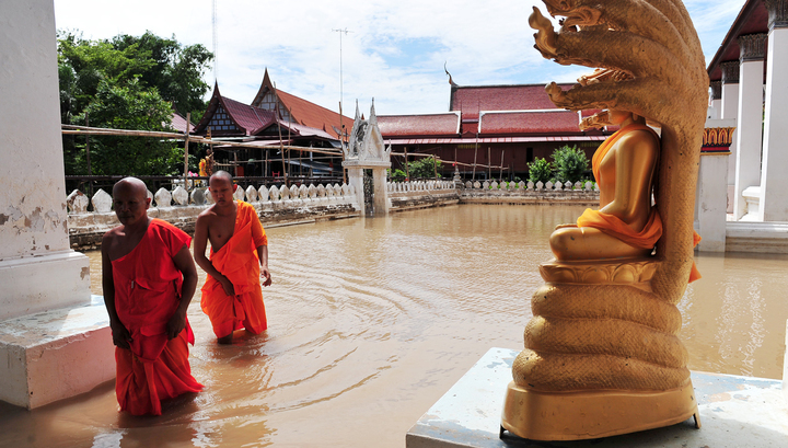От наводнений в Таиланде пострадали более 70 тысяч человек