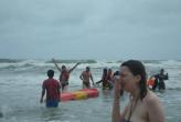 Some really dumb people who went out kayaking off Lonely beach yesterday and nearly drowned.