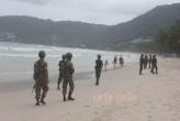 Военные очистили пляж Патонг. (Пхукет Патонг)