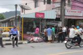 Phuket: Toyota drove to the store "Pumpui Apple Shop"