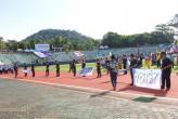 Церемонии открытия конкурса по легкой атлетике на стадионе Surakul. Muang Пхукет