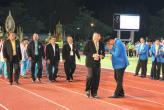 Церемония открытия 31-го  национального молодежного спортивного турнира  на центральном стадионе в Чантабури