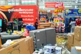 Phuket Shopper, Daughter Injured as Retail Stands Collapse Like Dominoes Inside HomeWorks