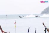 25 Декабрь 57 10: 00 утра В Rawai Beach, Пхукет состоялись лодочные гонки
