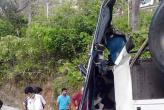 Russian tourists injured as Phuket tour bus flips, crashes