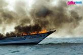 Паром со 117 пассажирами на борту загорелся у берегов Таиланда