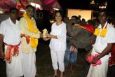 Церемония рождения Ганеше в Индийском храме на острове Пхукет