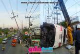 PHUKET -crash on Thepkrassattri Rd around the Baan Lipon area this morning