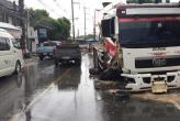 Пикап и бетономешалка столкнулись на дороге в Банг-Тао