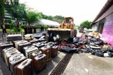 Уничтожение контрафактных товаров (12 декабря 2012 -  Пхукет)