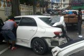 Грузовик протаранил шесть машин на холме в Патонге. 13 июня