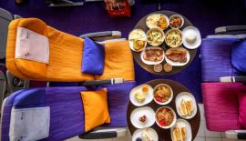 Ужин в самолете: новый вид ресторанов в Таиланде