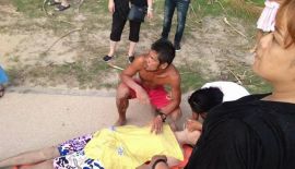 Два туриста из Китая попали в отбойное течение на Най-Харне.  Пляжные спасатели Пхукета в очередной раз обратились к туристам с призывом не забывать, о том что море может быть крайне опасно в сезон муссона