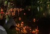 Красочная атмосфера Лой Кратонг 2014 , общественный парк (Суан Луанг-IX) Кату, Пхукет