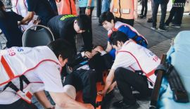 Торгово-развлекательный центр Central Phuket провел пожарные учения спустя две недели после реального пожара в строящемся аттракционе Tribhum