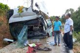 Russian tourists injured as Phuket tour bus flips, crashes