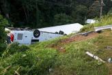 Russian tourists injured as Phuket tour bus flips, crashes