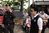 Officers pull down last illegal taxi stand in Patong