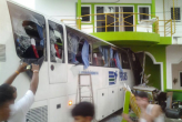 Phuket Bus Crashes Into House, Five Hurt: 'Brakes Failed' on Patong Hill
