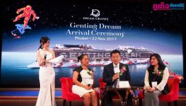 Genting Dream. Arrival Ceremony. Phuket 22 Nov