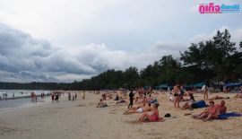 Красочный закат на Ката Ной (Kata Noi Beach) 3 декабря 2017
