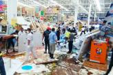 Phuket Shopper, Daughter Injured as Retail Stands Collapse Like Dominoes Inside HomeWorks