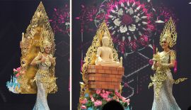 Восхитительные национальные костюмы на Miss Grand Thailand. В мероприятии, проходившем 11 июля в конференц-центре BITEC, красавицы демонстрировали впечатляющие наряды, отражающие новое время и традиции их Родины