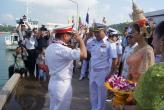 Военные корабли Мьянмы пришвартовались на Пхукете