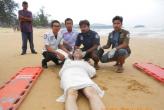 Турист утонул на пляже Карона