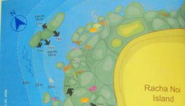Карты дайв-сайтов Пхукета