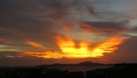 Закаты в Паттайе. Заход солнца в городе покруче, чем на островах